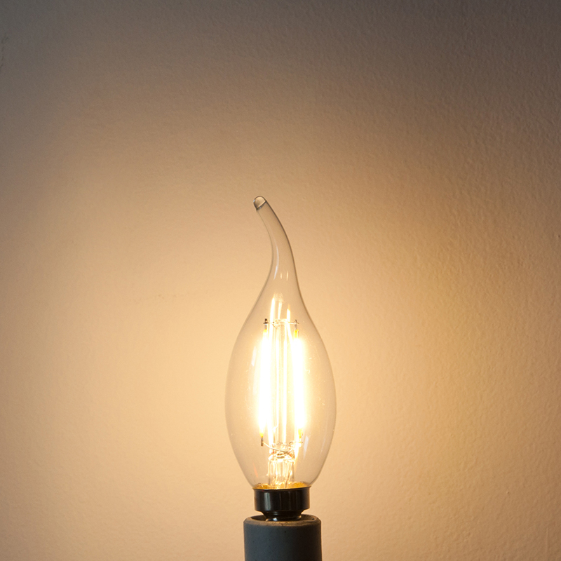 CA10 E12 2W LED Vintage Antique Filament Light Bulb, 25W Equivalent, 4-Pack, AC100-130V or 220-240V CA10 E12 2W LED Vintage Antique Filament Light Bulb, 25W Equivalent, 4-Pack, AC100-130V or 220-240V